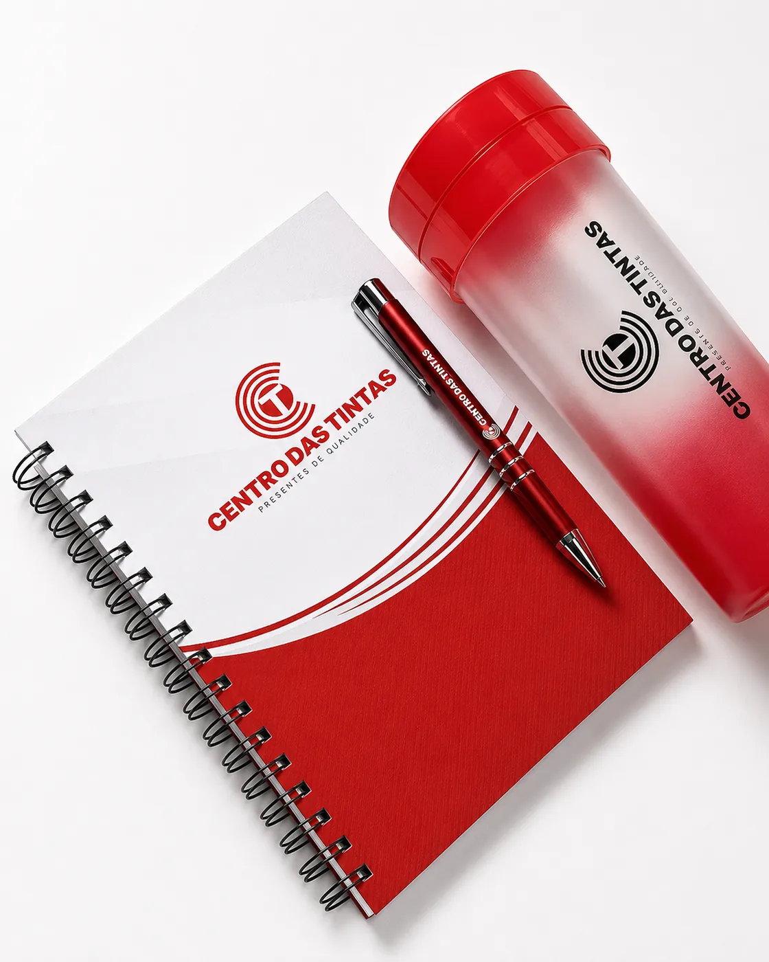 Materiais personalizados para equipes e eventos